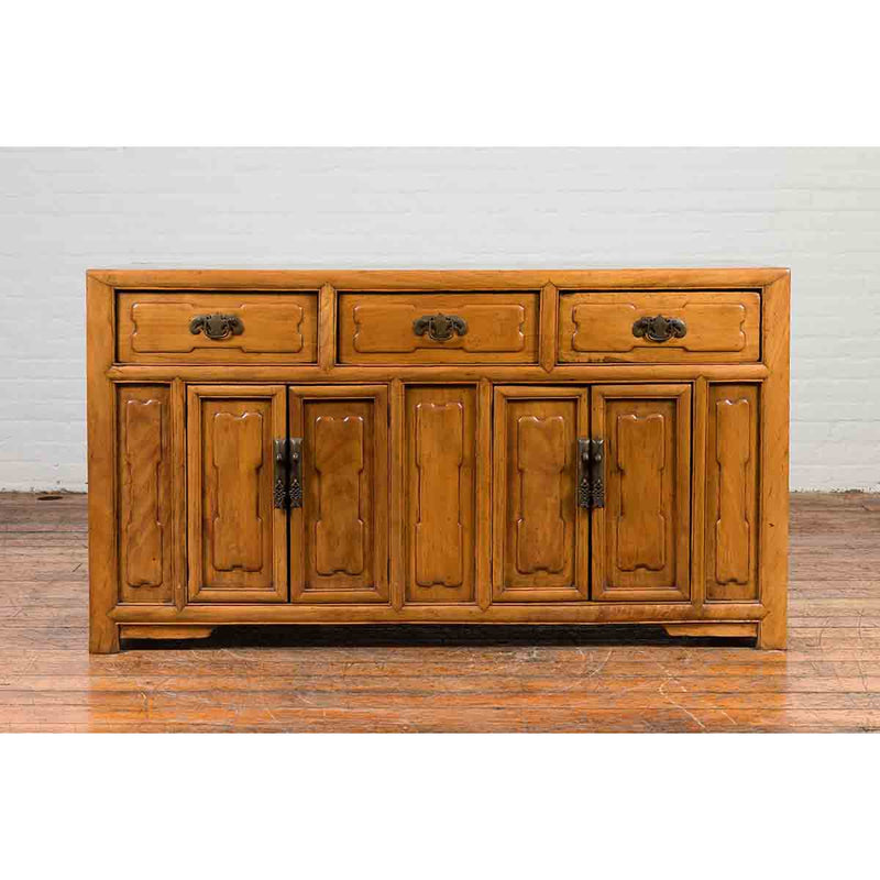 Early 20th Century Chinese Elmwood Sideboard-YN1347-2. Asian & Chinese Furniture, Art, Antiques, Vintage Home Décor for sale at FEA Home