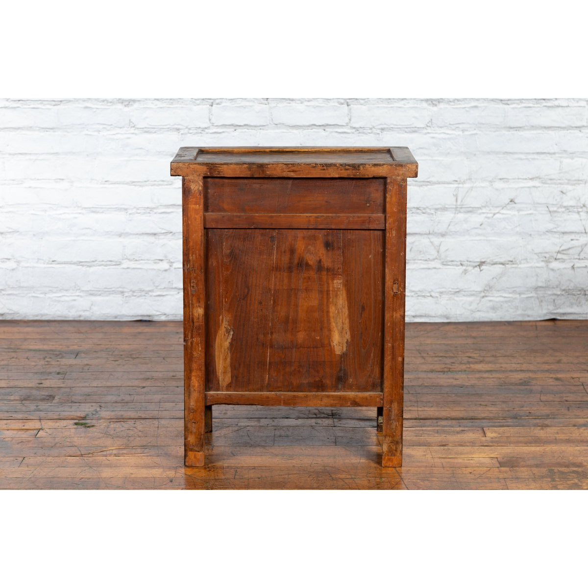 Chinese Qing Dynasty 19th Century Side Cabinet with Distressed Black Lacquer-5. Asian &amp; Chinese Furniture, Art, Antiques, Vintage Home Décor for sale at FEA Home