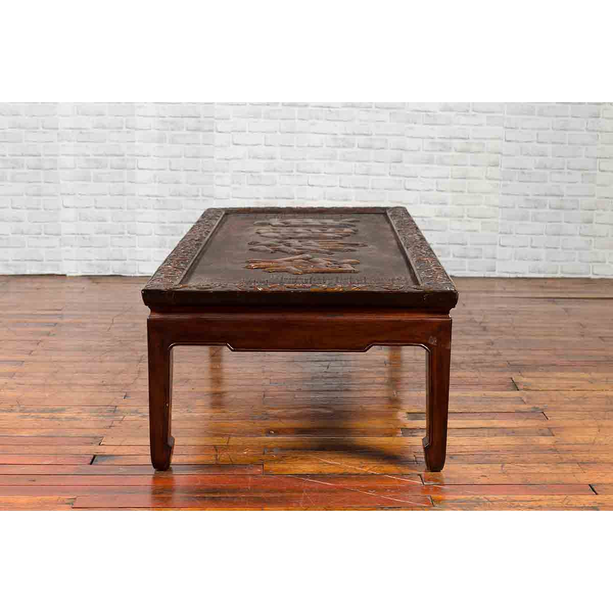 Chinese Qing Dynasty Period Shop Sign with Calligraphy Made into a Coffee Table-12. Asian &amp; Chinese Furniture, Art, Antiques, Vintage Home Décor for sale at FEA Home