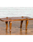 Javanese Arts & Crafts Teak Table with Recessed Legs and Distressed Appearance-2. Asian & Chinese Furniture, Art, Antiques, Vintage Home Décor for sale at FEA Home