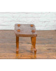 Javanese Arts & Crafts Teak Table with Recessed Legs and Distressed Appearance-14. Asian & Chinese Furniture, Art, Antiques, Vintage Home Décor for sale at FEA Home