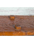 Javanese Arts & Crafts Teak Table with Recessed Legs and Distressed Appearance-11. Asian & Chinese Furniture, Art, Antiques, Vintage Home Décor for sale at FEA Home