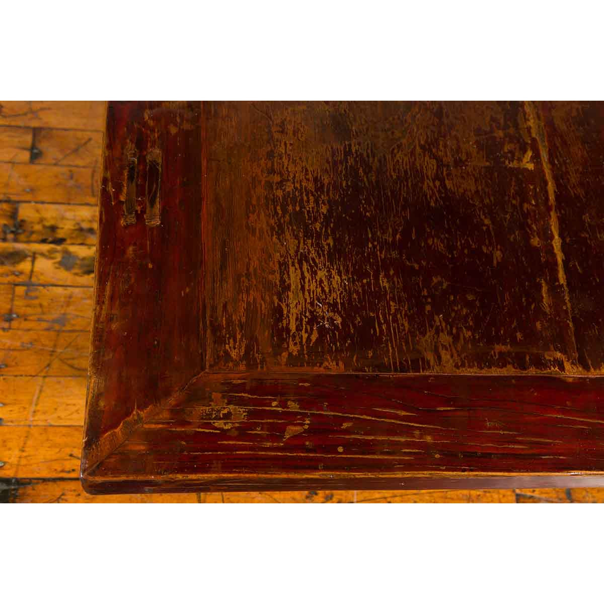 Chinese 19th Century Qing Dynasty Period Coffee Table with Distressed Patina-11. Asian &amp; Chinese Furniture, Art, Antiques, Vintage Home Décor for sale at FEA Home
