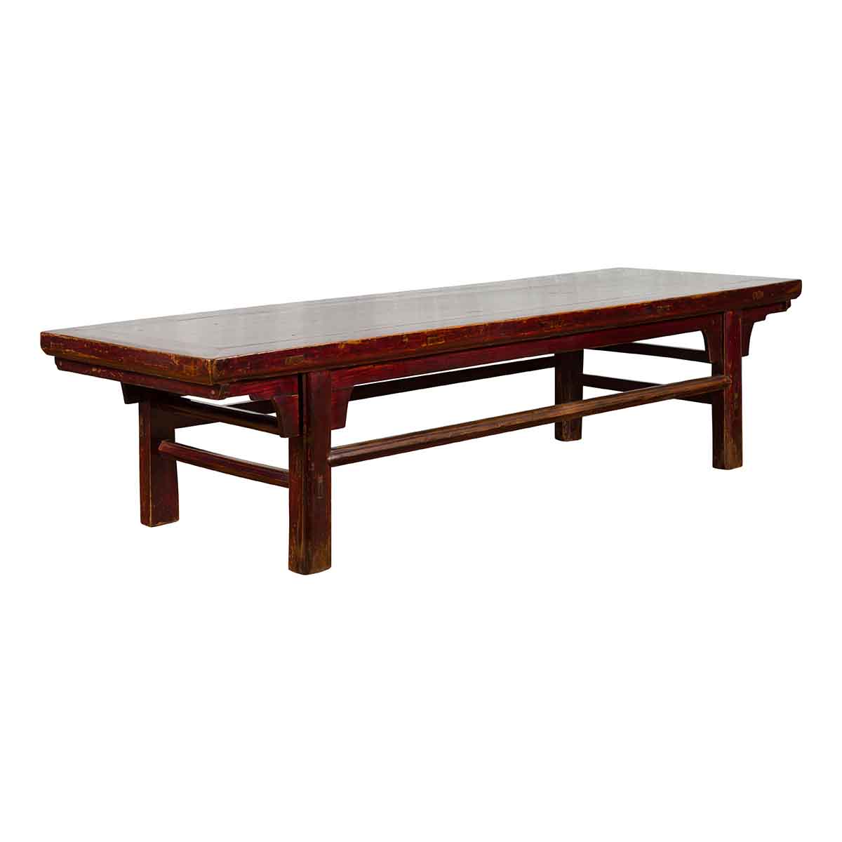 Chinese 19th Century Qing Dynasty Period Coffee Table with Distressed Patina-1. Asian & Chinese Furniture, Art, Antiques, Vintage Home Décor for sale at FEA Home