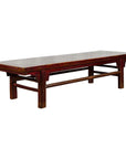 Chinese 19th Century Qing Dynasty Period Coffee Table with Distressed Patina-1. Asian & Chinese Furniture, Art, Antiques, Vintage Home Décor for sale at FEA Home