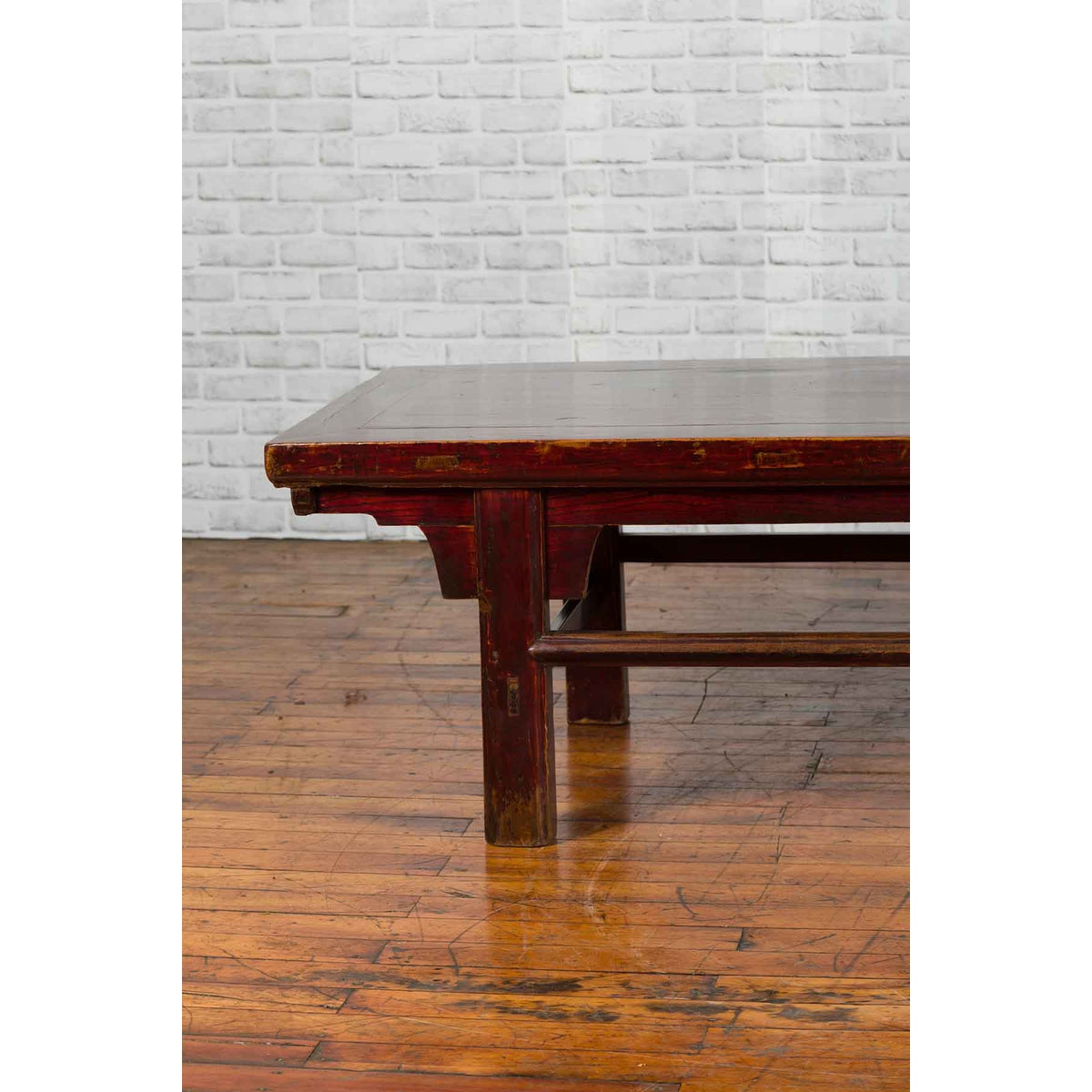 Chinese 19th Century Qing Dynasty Period Coffee Table with Distressed Patina-6. Asian &amp; Chinese Furniture, Art, Antiques, Vintage Home Décor for sale at FEA Home