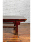 Chinese 19th Century Qing Dynasty Period Coffee Table with Distressed Patina-7. Asian & Chinese Furniture, Art, Antiques, Vintage Home Décor for sale at FEA Home