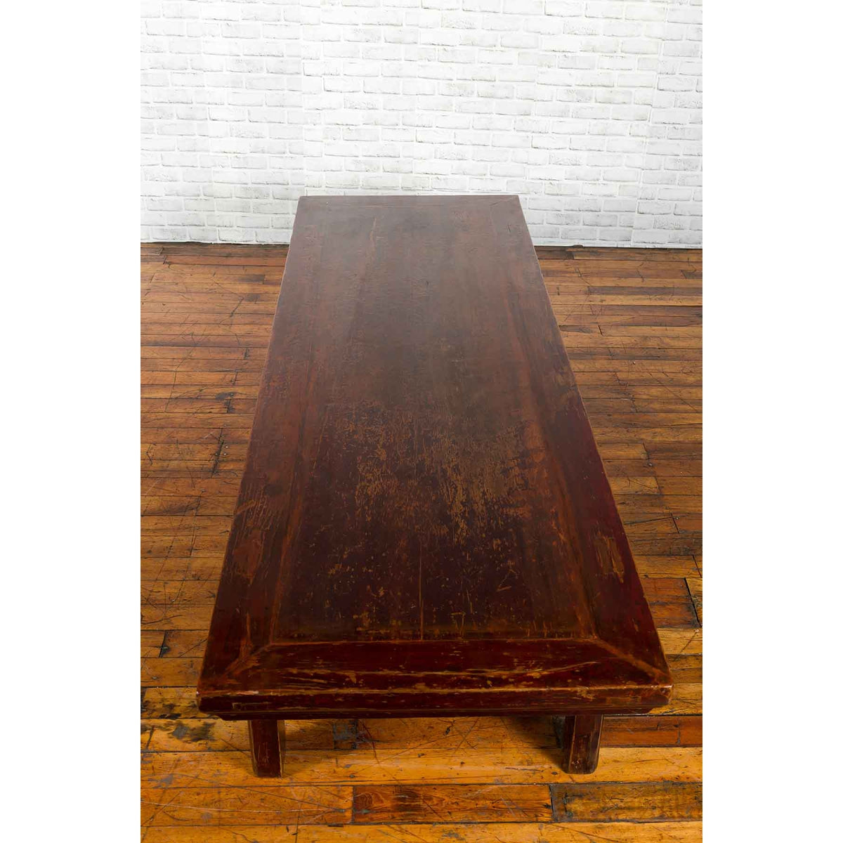 Chinese 19th Century Qing Dynasty Period Coffee Table with Distressed Patina-9. Asian &amp; Chinese Furniture, Art, Antiques, Vintage Home Décor for sale at FEA Home