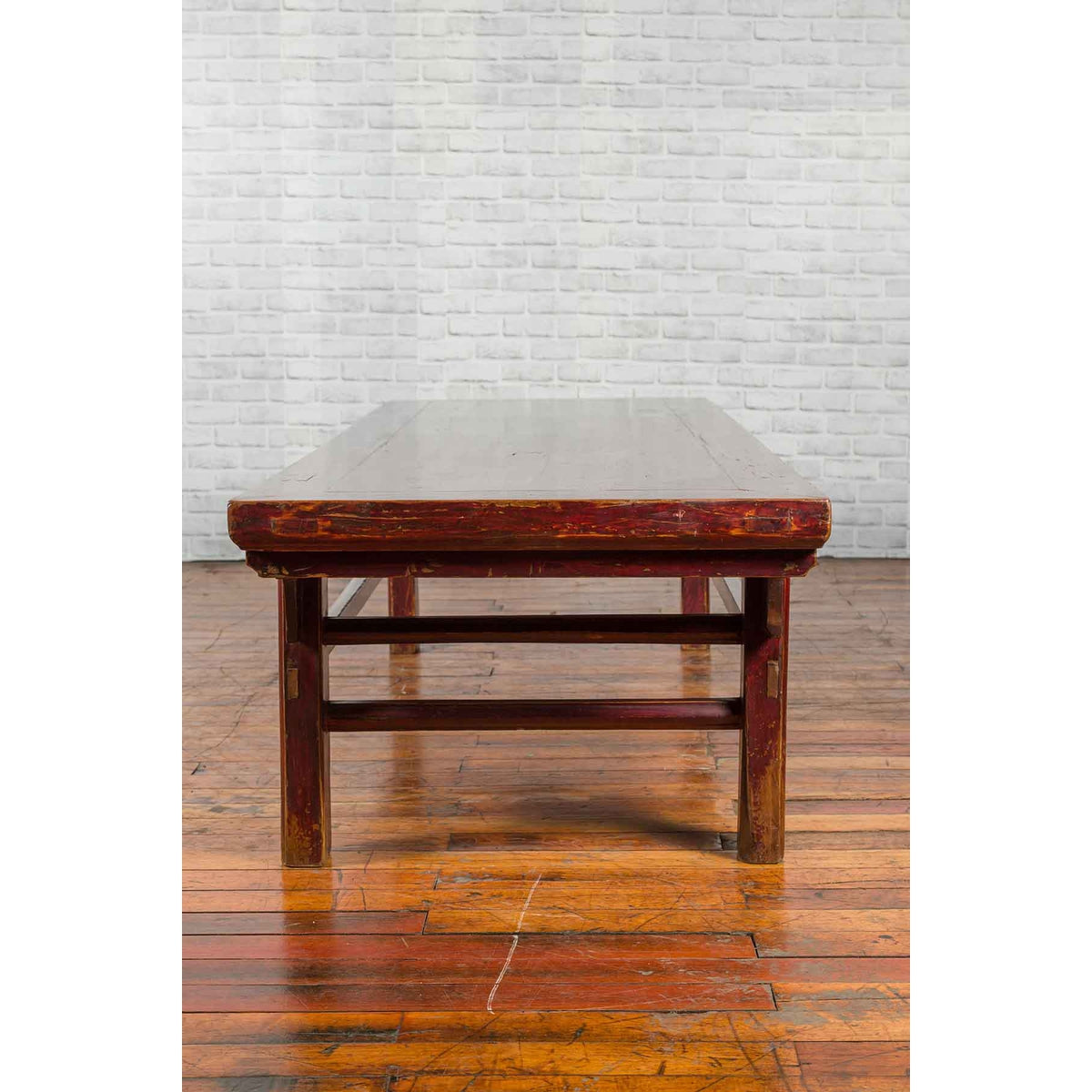 Chinese 19th Century Qing Dynasty Period Coffee Table with Distressed Patina-10. Asian &amp; Chinese Furniture, Art, Antiques, Vintage Home Décor for sale at FEA Home