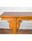 Chinese Qing Dynasty Shandong Altar Console Table with Carved Scrolling Motifs-3. Asian & Chinese Furniture, Art, Antiques, Vintage Home Décor for sale at FEA Home