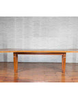 Large Vintage Indonesian Dining Table with Mango Wood Top and Tapered Legs-4. Asian & Chinese Furniture, Art, Antiques, Vintage Home Décor for sale at FEA Home