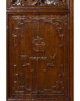 Pair of 19th Century Chinese Wooden Panels with Floral Motifs and Carved Objects-8. Asian & Chinese Furniture, Art, Antiques, Vintage Home Décor for sale at FEA Home