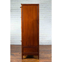 Chinese Two-Toned Cabinet with Doors and Five Drawers from the 20th Century