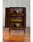 Chinese Two-Toned Early 20th Century Cabinet with Carved Apron and Inner Drawers-3. Asian & Chinese Furniture, Art, Antiques, Vintage Home Décor for sale at FEA Home
