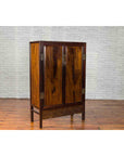 Chinese Two-Toned Early 20th Century Cabinet with Carved Apron and Inner Drawers-4. Asian & Chinese Furniture, Art, Antiques, Vintage Home Décor for sale at FEA Home