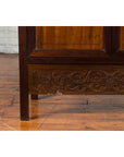 Chinese Two-Toned Early 20th Century Cabinet with Carved Apron and Inner Drawers-11. Asian & Chinese Furniture, Art, Antiques, Vintage Home Décor for sale at FEA Home