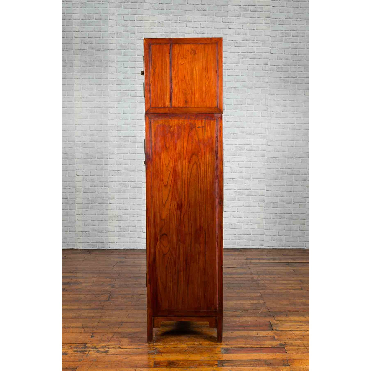 19th Century Brown Cabinet with Unexpected Internal Drawers and Shelving-10. Asian &amp; Chinese Furniture, Art, Antiques, Vintage Home Décor for sale at FEA Home