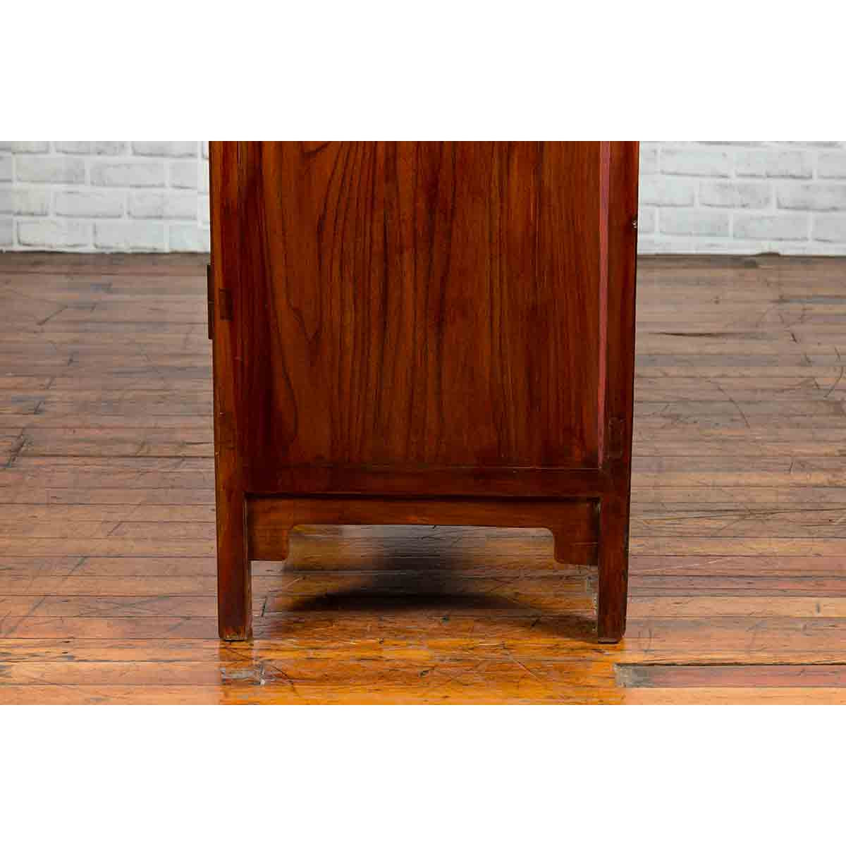19th Century Brown Cabinet with Unexpected Internal Drawers and Shelving-13. Asian &amp; Chinese Furniture, Art, Antiques, Vintage Home Décor for sale at FEA Home