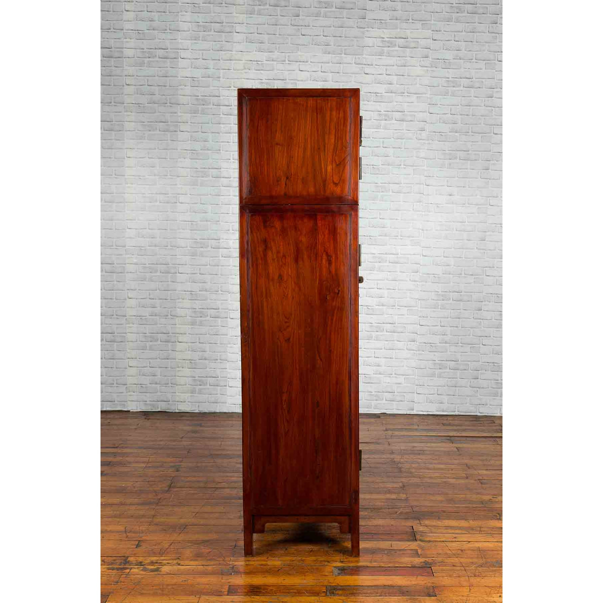 19th Century Brown Cabinet with Unexpected Internal Drawers and Shelving-9. Asian &amp; Chinese Furniture, Art, Antiques, Vintage Home Décor for sale at FEA Home