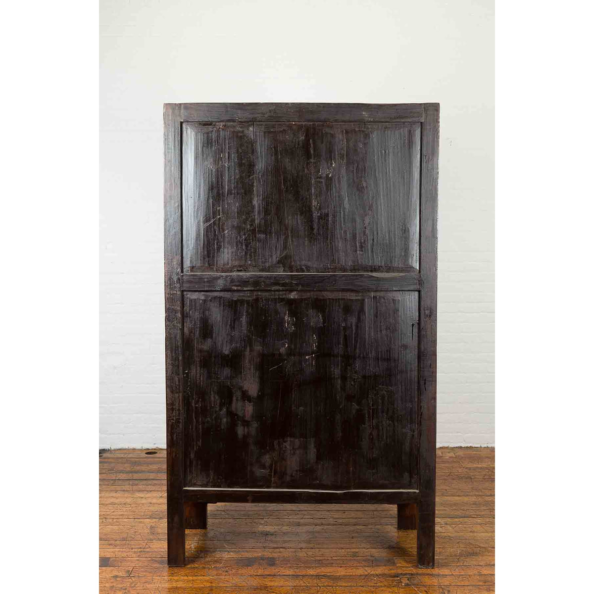 Chinese Qing Dynasty 19th Century Nicely Grained Cabinet with Medallion Lock-11. Asian &amp; Chinese Furniture, Art, Antiques, Vintage Home Décor for sale at FEA Home