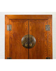 Chinese Qing Dynasty 19th Century Nicely Grained Cabinet with Medallion Lock-5. Asian & Chinese Furniture, Art, Antiques, Vintage Home Décor for sale at FEA Home