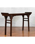 Chinese 19th Century Qing Dynasty Altar Console Table with Carved Spandrels-3. Asian & Chinese Furniture, Art, Antiques, Vintage Home Décor for sale at FEA Home