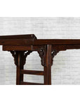 Chinese 19th Century Qing Dynasty Altar Console Table with Carved Spandrels-10. Asian & Chinese Furniture, Art, Antiques, Vintage Home Décor for sale at FEA Home