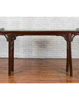 Chinese 19th Century Qing Dynasty Altar Console Table with Carved Spandrels-2. Asian & Chinese Furniture, Art, Antiques, Vintage Home Décor for sale at FEA Home