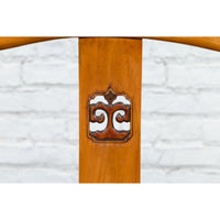 Chinese Qing Dynasty Lamp Hanger Chair with Carved Splat and Two Toned Finish
