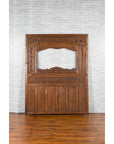 Javanese Architectural Panel with Carved Floral Motifs and Polychrome Accents-12. Asian & Chinese Furniture, Art, Antiques, Vintage Home Décor for sale at FEA Home