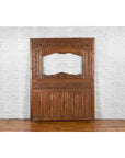 Javanese Architectural Panel with Carved Floral Motifs and Polychrome Accents-13. Asian & Chinese Furniture, Art, Antiques, Vintage Home Décor for sale at FEA Home