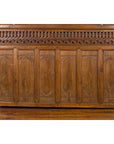 Javanese Architectural Panel with Carved Floral Motifs and Polychrome Accents-10. Asian & Chinese Furniture, Art, Antiques, Vintage Home Décor for sale at FEA Home