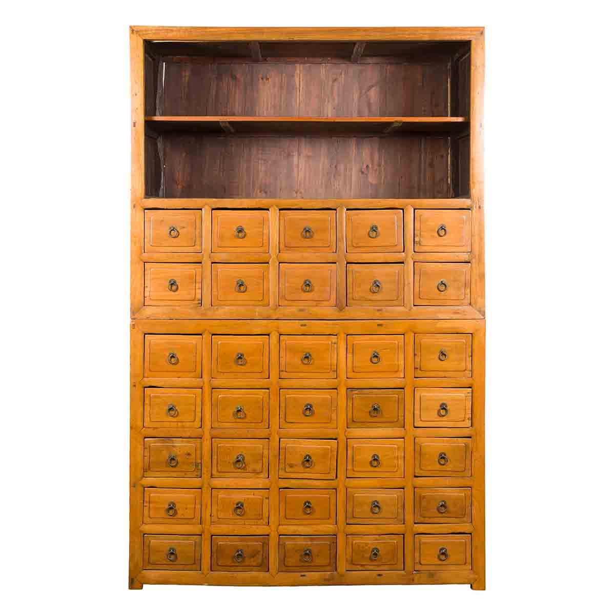 Late 19th Century Nam Wooden Apothecary Cabinet-1. Asian & Chinese Furniture, Art, Antiques, Vintage Home Décor for sale at FEA Home