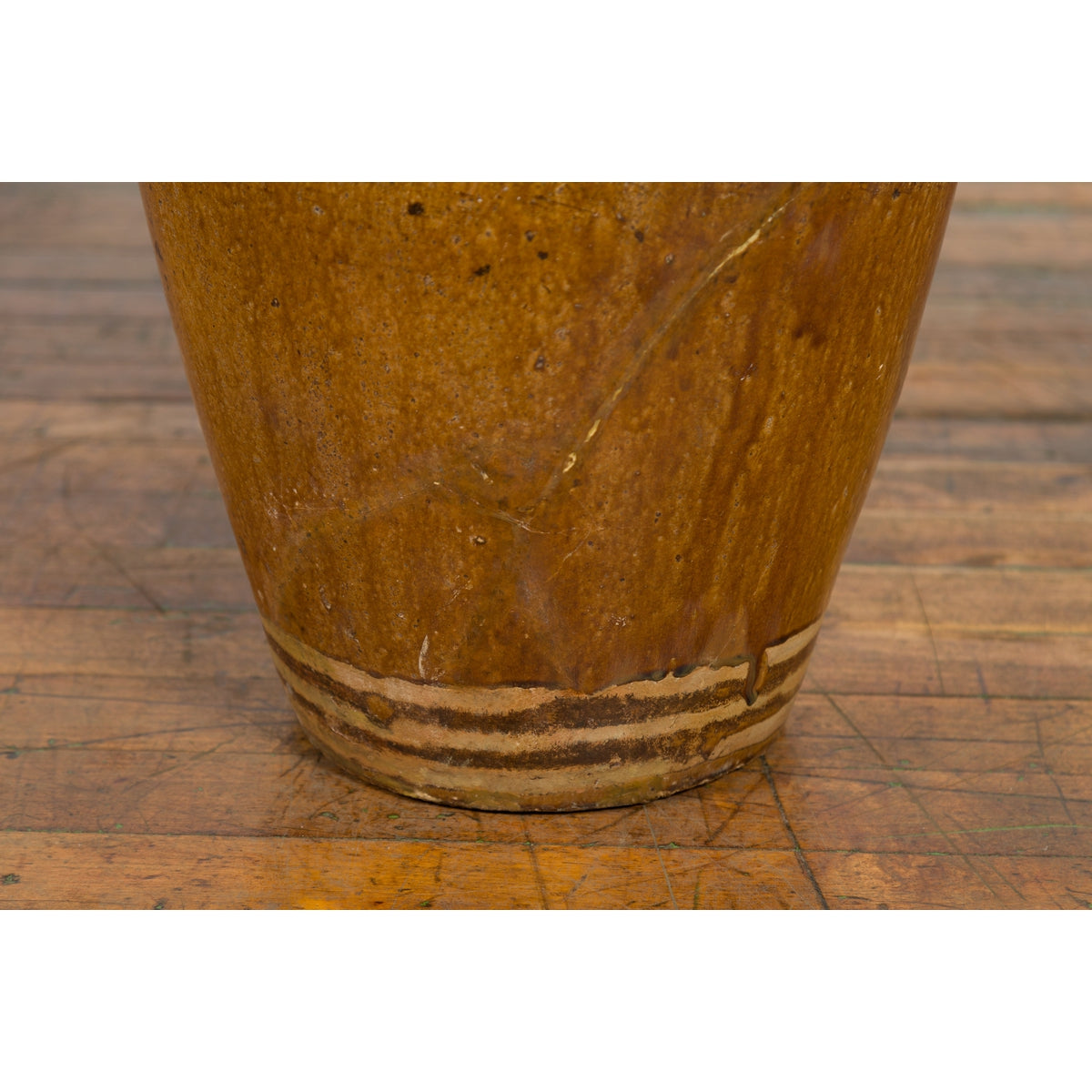 Tall Antique Qing Dynasty Period Martaban Jar from China, 18th-19th Century-12. Asian &amp; Chinese Furniture, Art, Antiques, Vintage Home Décor for sale at FEA Home