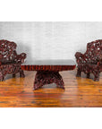 Chinese Late 20th Century Hand Carved Lacquered Azalea Wood Root Coffee Table-12. Asian & Chinese Furniture, Art, Antiques, Vintage Home Décor for sale at FEA Home