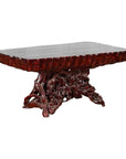 Chinese Late 20th Century Hand Carved Lacquered Azalea Wood Root Coffee Table-1. Asian & Chinese Furniture, Art, Antiques, Vintage Home Décor for sale at FEA Home
