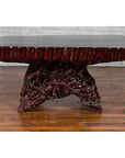 Chinese Late 20th Century Hand Carved Lacquered Azalea Wood Root Coffee Table-5. Asian & Chinese Furniture, Art, Antiques, Vintage Home Décor for sale at FEA Home