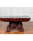 Chinese Late 20th Century Hand Carved Lacquered Azalea Wood Root Coffee Table-10. Asian & Chinese Furniture, Art, Antiques, Vintage Home Décor for sale at FEA Home