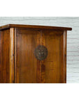 19th Century Chinese Qing Dynasty Period Wooden Cabinet with Bronze Medallion-6. Asian & Chinese Furniture, Art, Antiques, Vintage Home Décor for sale at FEA Home