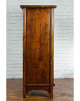 19th Century Chinese Qing Dynasty Period Wooden Cabinet with Bronze Medallion-7. Asian & Chinese Furniture, Art, Antiques, Vintage Home Décor for sale at FEA Home