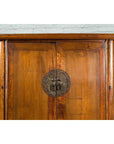 19th Century Chinese Qing Dynasty Period Wooden Cabinet with Bronze Medallion-10. Asian & Chinese Furniture, Art, Antiques, Vintage Home Décor for sale at FEA Home