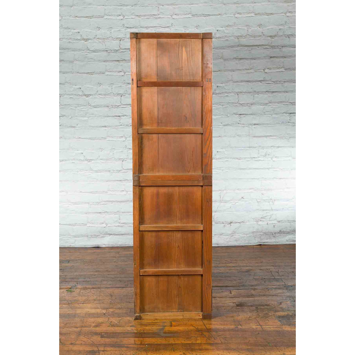 Japanese Meiji Period Kanto Style Kiri Wood Kitchen Cabinet with Sliding Doors-9. Asian &amp; Chinese Furniture, Art, Antiques, Vintage Home Décor for sale at FEA Home