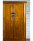 Chinese Qing Dynasty 19th Century Elmwood Noodle Cabinet with Hidden Drawers-10. Asian & Chinese Furniture, Art, Antiques, Vintage Home Décor for sale at FEA Home