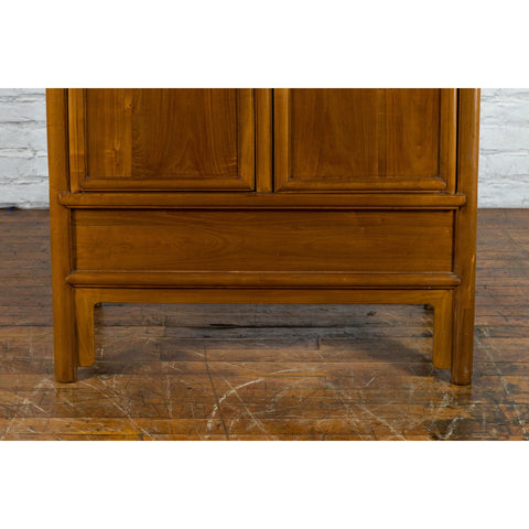 Chinese Qing Dynasty 19th Century Elmwood Noodle Cabinet with Hidden Drawers-8. Asian & Chinese Furniture, Art, Antiques, Vintage Home Décor for sale at FEA Home