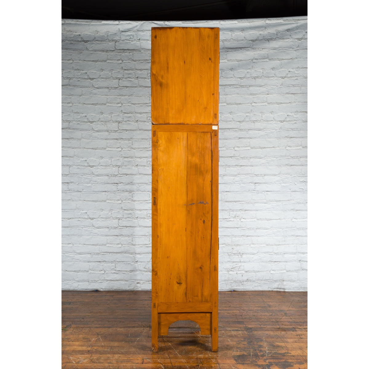 Chinese Qing Dynasty Period Wooden Compound Cabinet with Doors and Carved Apron-11. Asian &amp; Chinese Furniture, Art, Antiques, Vintage Home Décor for sale at FEA Home