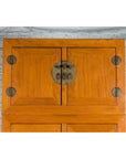Chinese Qing Dynasty Period Wooden Compound Cabinet with Doors and Carved Apron-6. Asian & Chinese Furniture, Art, Antiques, Vintage Home Décor for sale at FEA Home