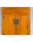 Chinese Qing Dynasty Period Wooden Compound Cabinet with Doors and Carved Apron-7. Asian & Chinese Furniture, Art, Antiques, Vintage Home Décor for sale at FEA Home