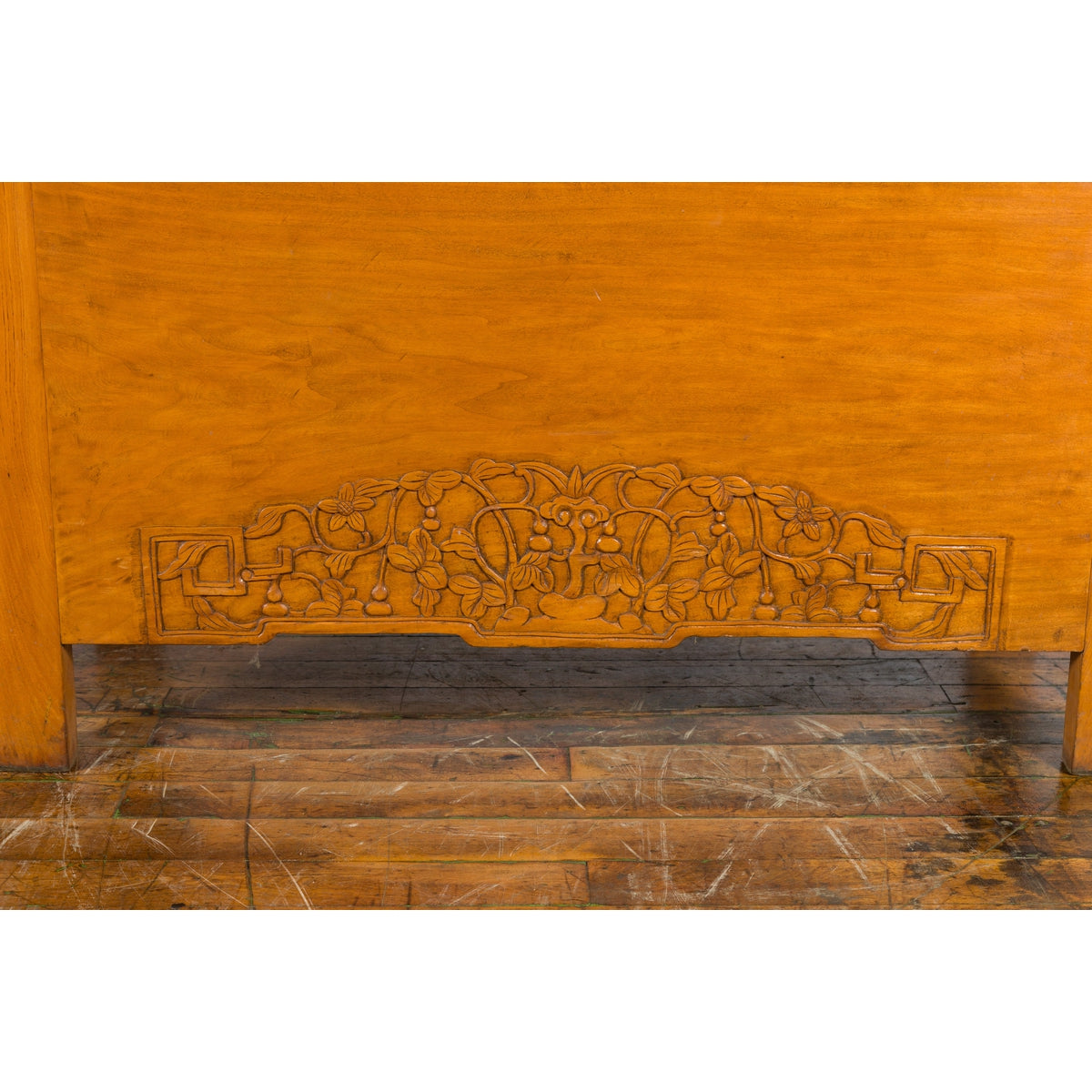 Chinese Qing Dynasty Period Wooden Compound Cabinet with Doors and Carved Apron-9. Asian &amp; Chinese Furniture, Art, Antiques, Vintage Home Décor for sale at FEA Home