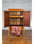 Chinese Qing Dynasty Ningbo Cypress and Rosewood Cabinet with Brass Hardware-13. Asian & Chinese Furniture, Art, Antiques, Vintage Home Décor for sale at FEA Home