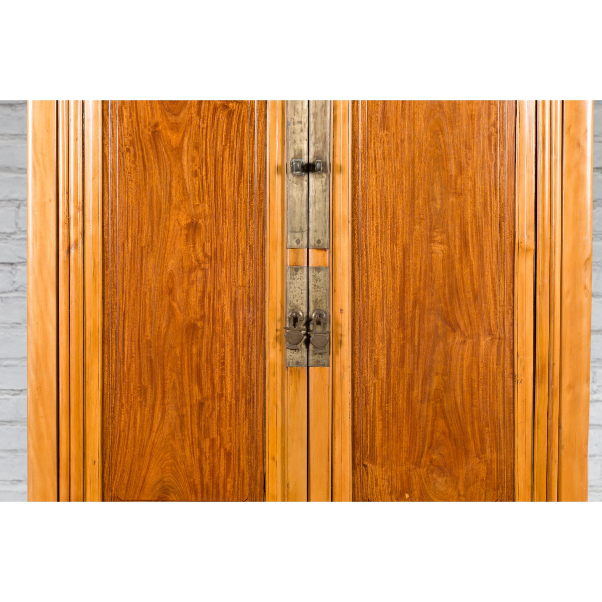 Chinese Qing Dynasty Ningbo Cypress and Rosewood Cabinet with Brass Hardware-5. Asian &amp; Chinese Furniture, Art, Antiques, Vintage Home Décor for sale at FEA Home